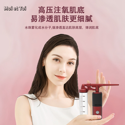 PC ABS Handheld Oxygen Injector Toner Spray Bottle Beauty Instrument