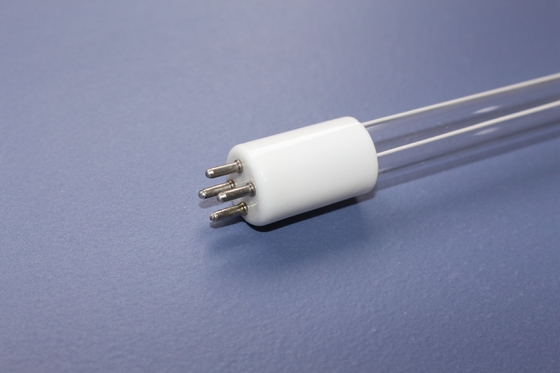 75W 1154mm UVC Germicidal Tubes Lamp Mercury Quartz Glass Ceramic Base